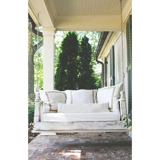 wooden swing marigold
