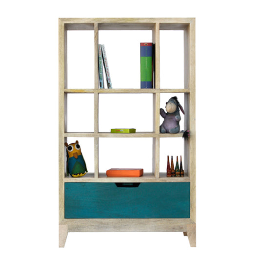 bookcase wooden tangerine