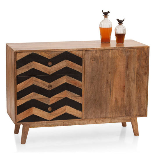 Crockery Unit - Wooden - HERRINGBONE