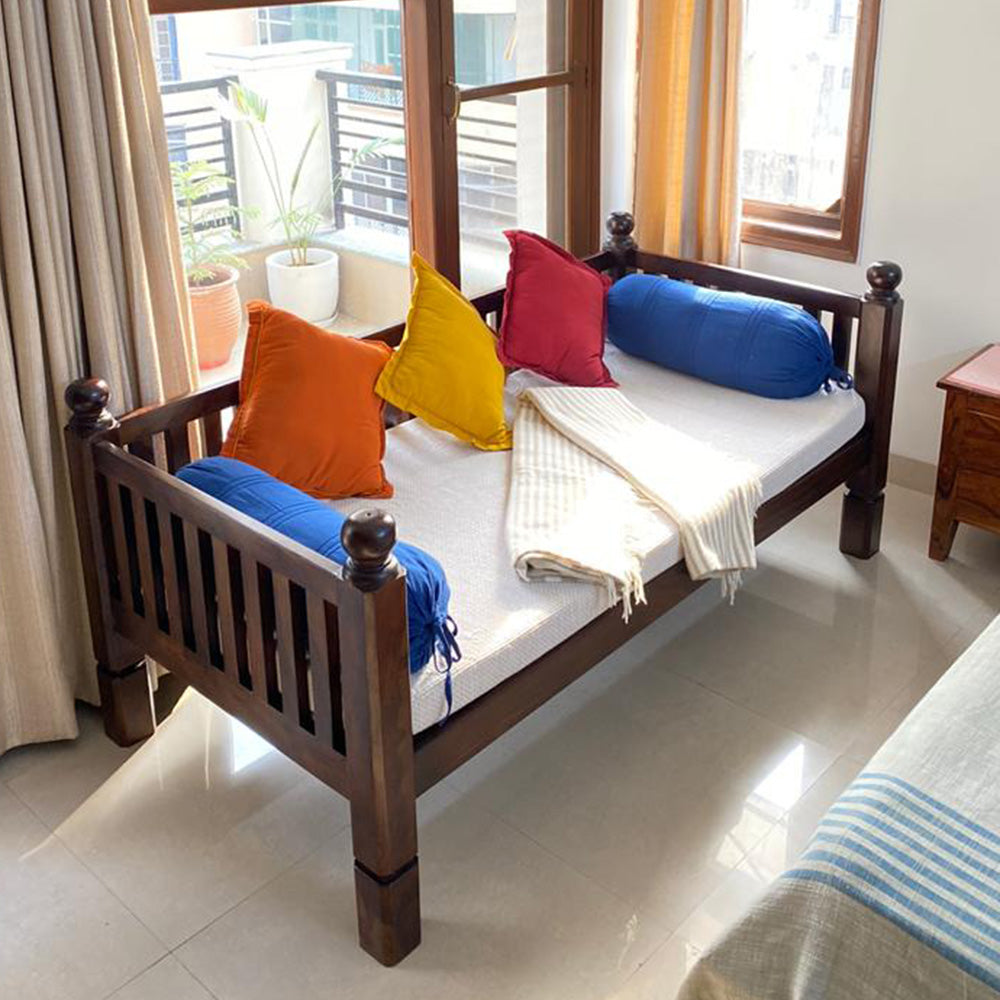 Diwan -Day Bed Wooden — Sheesham wood furniture