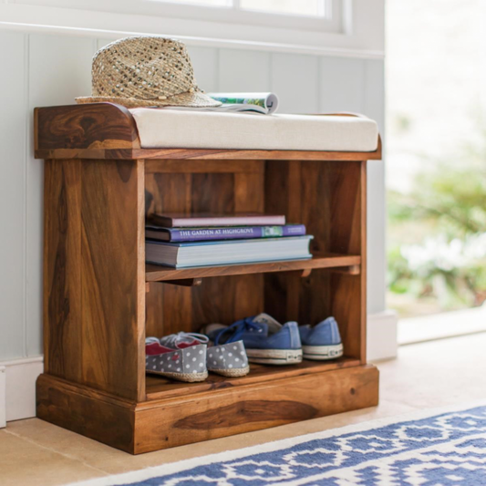 Shoe Rack Wooden — Carnations Collection