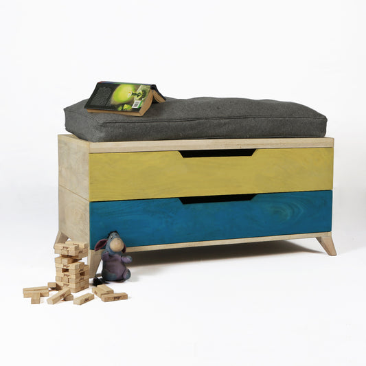 Chest Of Drawer (Cum Bench) Wooden — CREAT