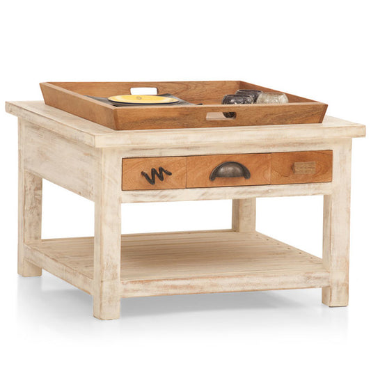 Coffee Table + Tray - Wooden — CRESCENT