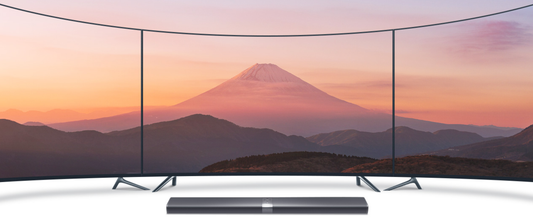 Curved TVs are affordable now. Uvea Curved TVs
