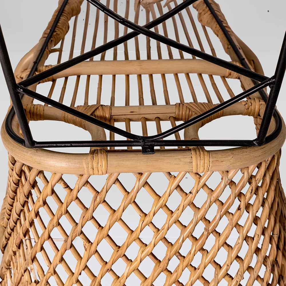 Frontier — Accent Chair Rattan Iron