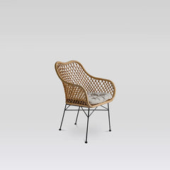 Frontier — Accent Chair Rattan Iron