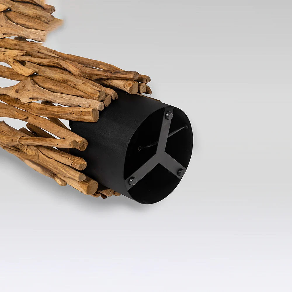 Table Lamp Hope — Recycled teak wood