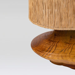 Table Lamp Loom — Recycled teak wood
