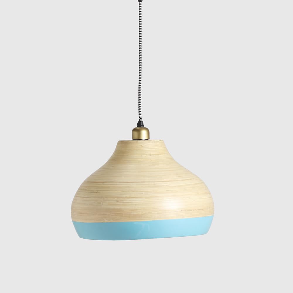 Lamp Notion (Blue)— Spun Bamboo