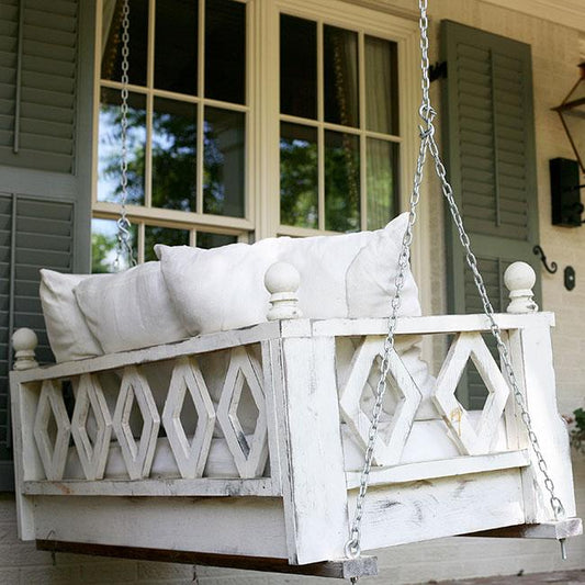 Swing for porch wooden jhula —  Marigold