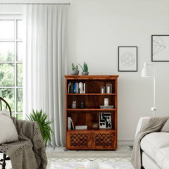 Bookcase Wooden — Camellia ( Wide )