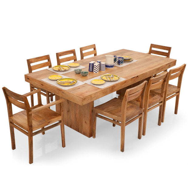 Dining Table Set - Wooden - JORDAN BARCELONA