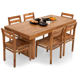 Dining Table Set - Wooden - JORDAN PERK