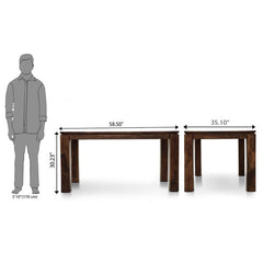 Dining Table Set - Wooden - ARUBA ZAGREB