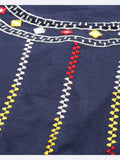 Kurta - Cotton Embroidered Anarkali  (Blue)