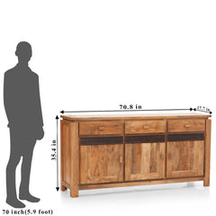 Crockery Unit Wooden - TAMPA