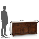 Crockery Unit Wooden - TOLEDO
