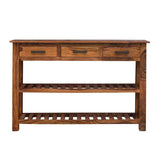 Wooden Console Table Gladiolus
