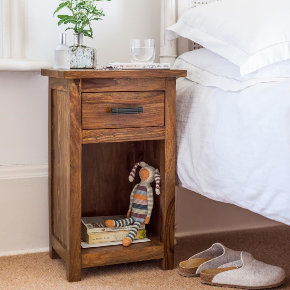 Wooden Bedside table - Gladiolus Collection