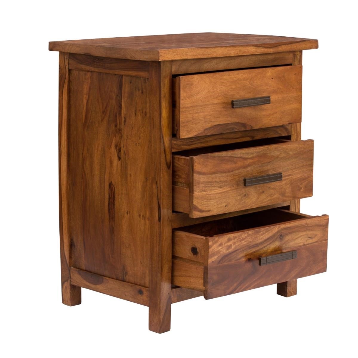 Wooden Bedside table - Marigold Collection