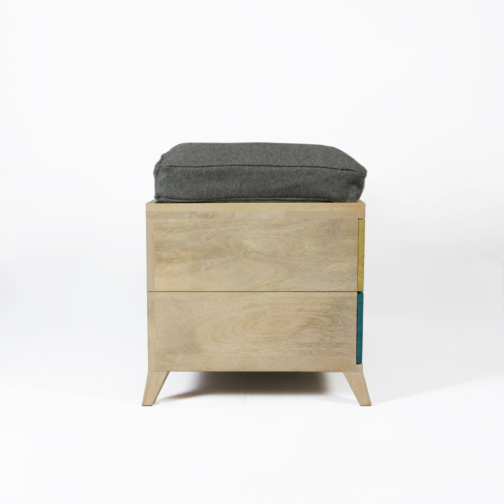 Chest Of Drawer (Cum Bench)  Wooden — CREAT