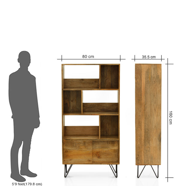Bookcase Wooden — OSLO (BIG)