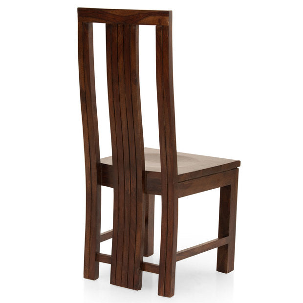 Dining Chair Wooden CURVED Furniture at Evolvekart – Evolvekart®
