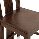 Dining Chair (2) Wooden — CURVED