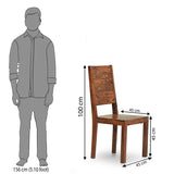 Dining- Chair (2) - Wooden - ZAGREB