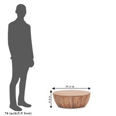DRUM — Coffee Table Wooden