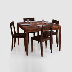 Dining Table Wooden — Tangerine (Four Seater)