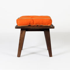 Solo Stool Wooden — ORANGE